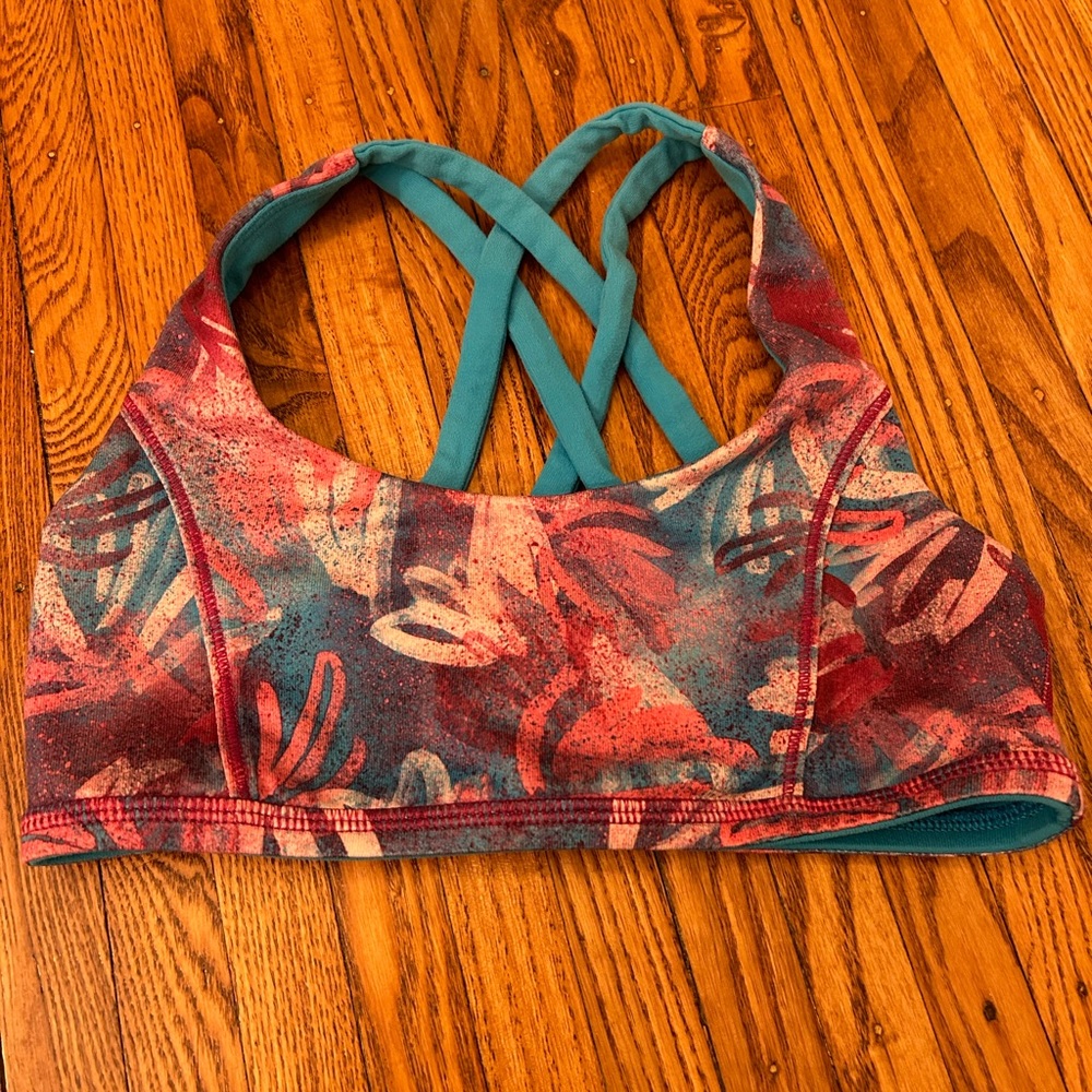 Ivivva Girl Reversible Sports Bra Size 10